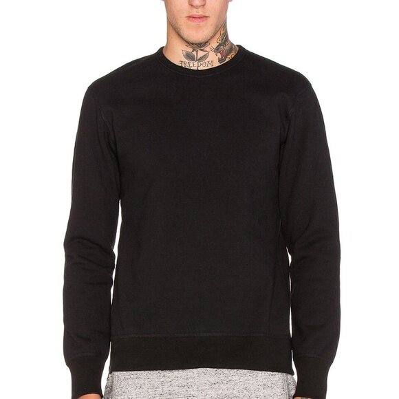 REIGNING Champ Heavyweight Side Zip Sweater Small Black - Picture 1 of 7